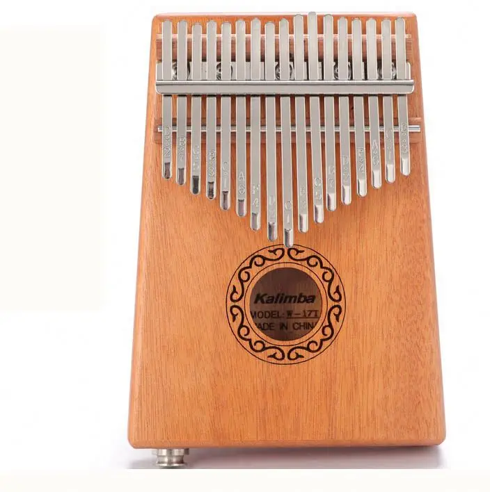 17 Key Kalimba Accessories Hand-printed DIY pine wood 10/17 keys kalimba thumb piano for kids