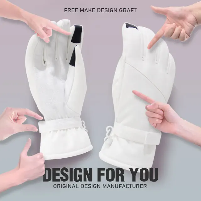 Share Waterproof thermal children cartoon child snowboard sports outdoor warm winter kids ski gloves mitt