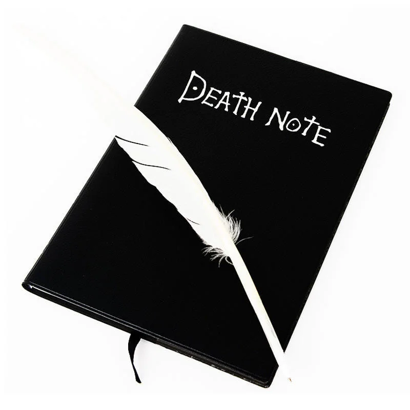 Death note planner anime diary carton book anime theme death cosplay notebook with hardcover and material