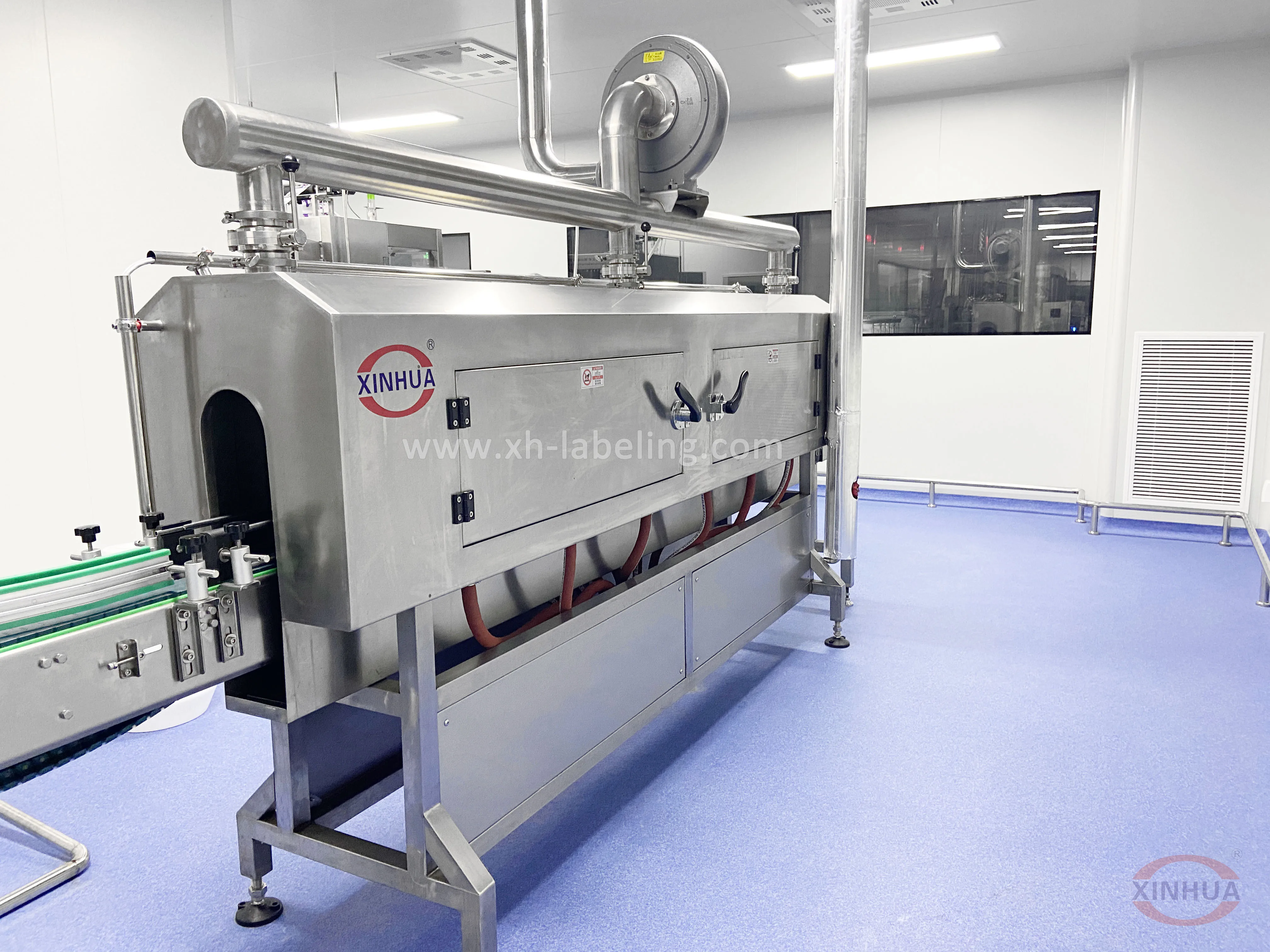 
Electrical / Steam heat shrink tunnel for bottle plastic PVC PET POF film shrink film packaging machine 