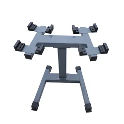 Hot sale octagonal adjustable dumbbell update stand dumbbell rack