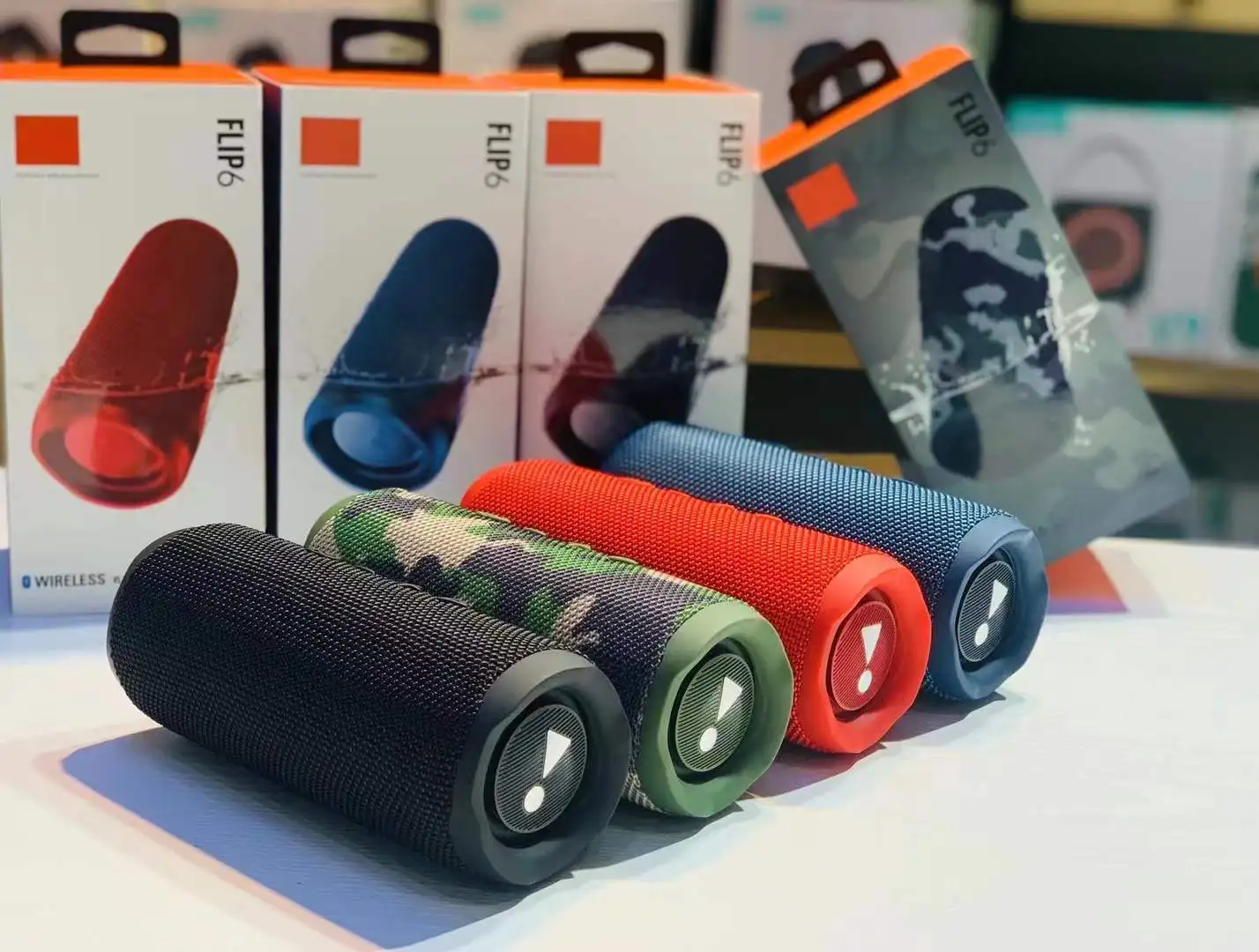 2023 New Flip 6 Portable Speaker Waterproof Wireless Outdoor Blue tooth Speaker