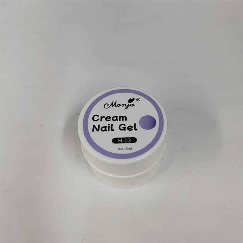 Popular 15 Colors Pudding Colorful 5ml Nail Art Gel Nail Extension Solid Soft Nail Art Gel Polish