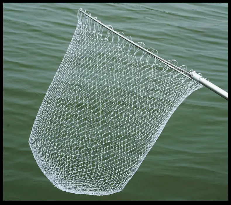 Round Frame Hand Made  Fishing Mesh Net Fish Catching Releasing Landing Net Head