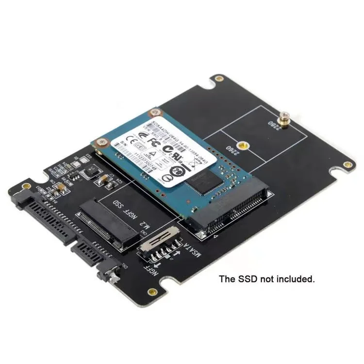 Конвертер M2 mSATA в SATA SSD на SATA3 адаптер