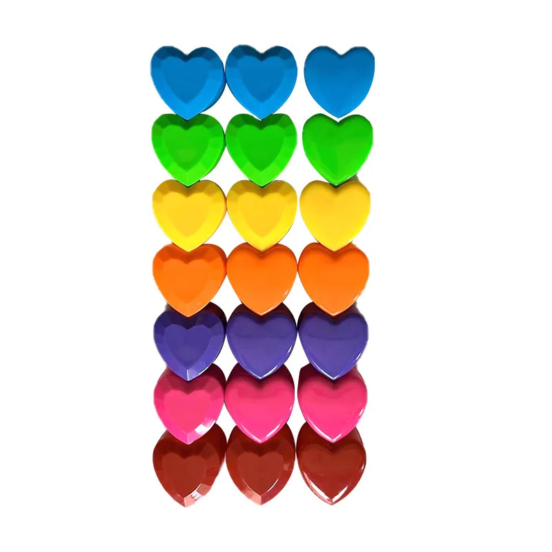 2024 Hot sale Magic Rainbow Pastel fluorescent Color Marker Pens Stackable cartoon Shape Plastic Highlighter Pen