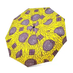 2022 Fashionable Brand New Color Hot Selling African Pattern Folding Umbrella