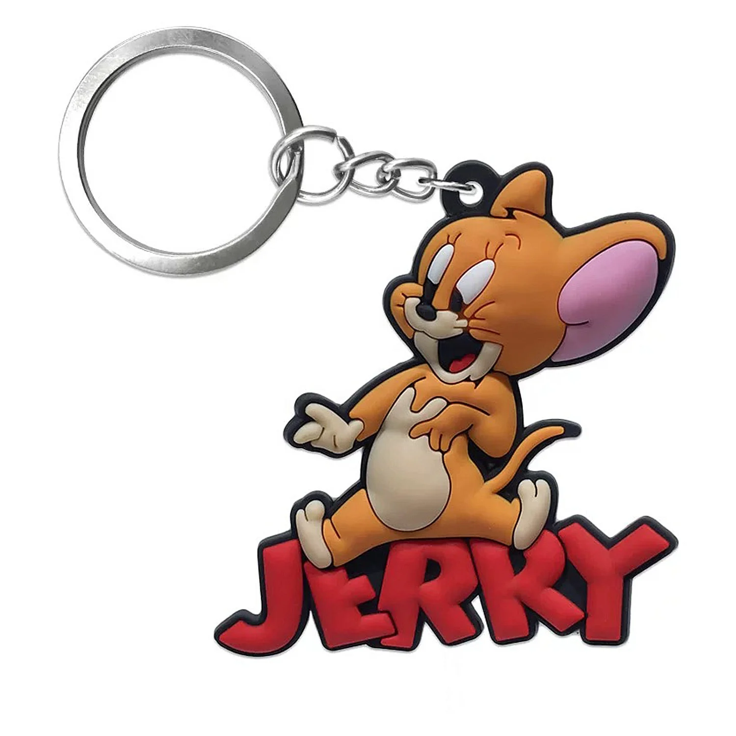 Manufacturer Customized PVC logo Keychain with Anime Design, 2D and 3D Soft Rubber Key Accessories, Promotional Gifts