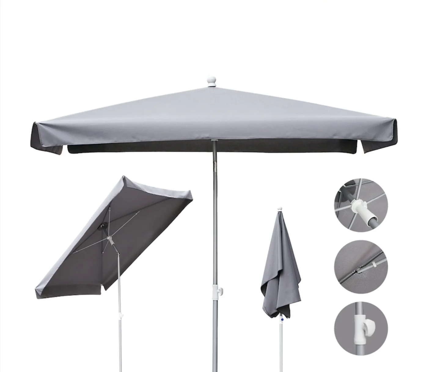 Import Supplier For Sale Cantilever Square Outside Parasol Wholesale Garden Patio Beach Outdoor Umbrella