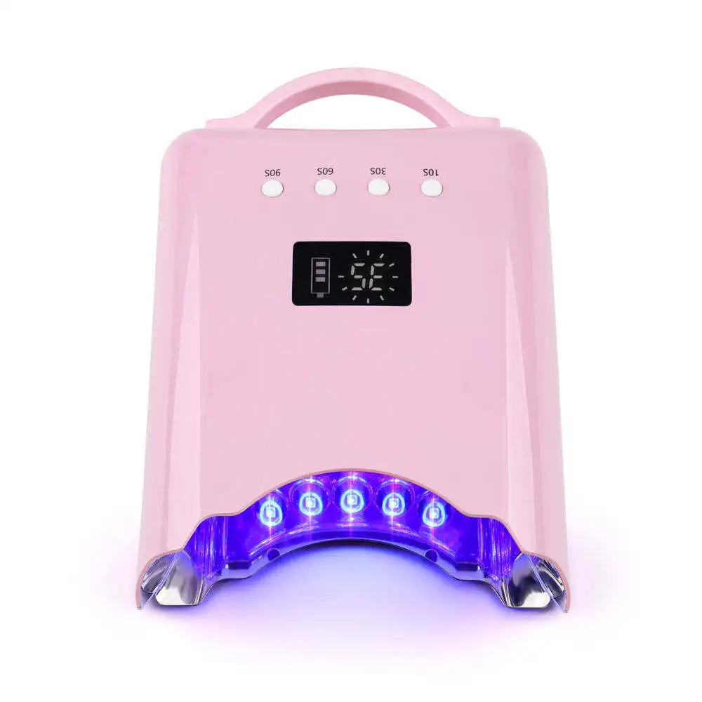 Yodoor 2024 New Gradient Color Nail Dryer 78W Rechargeable Best pro LED Nail UV Dryer Lamps Cordless UV Led Nail Lamp