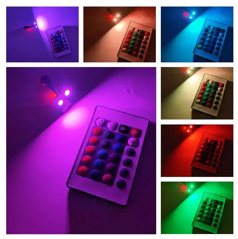 16 видов цветов RGB 3D Лунная лампа с пультом дистанционного управления светодиодная Электроника печатная плата USB зарядка ночник