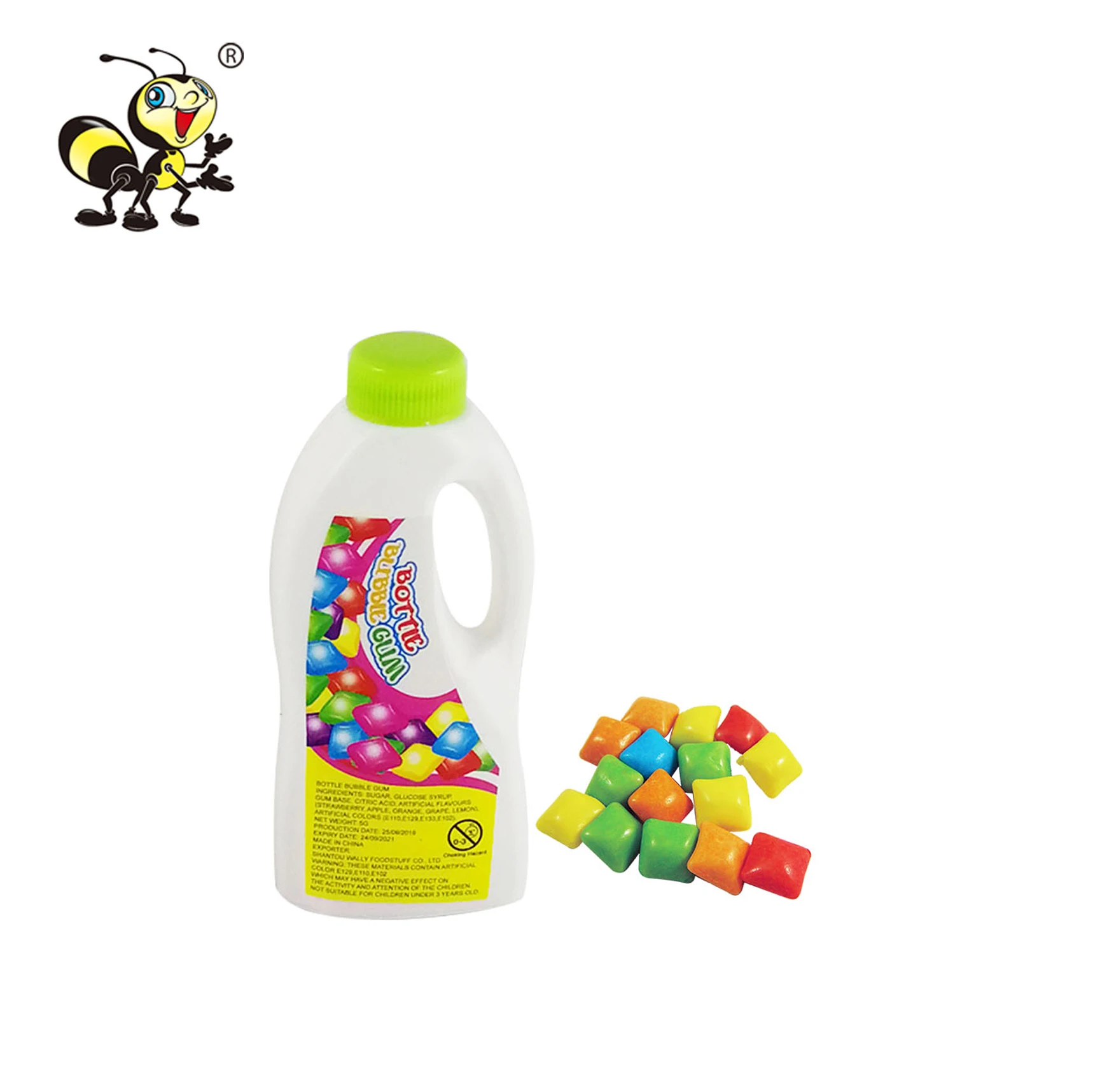 
Chewing Bubble Gum Colourful Candy Laundry Bottle Fruity Chewy China Toy Distributors  (1600065636299)