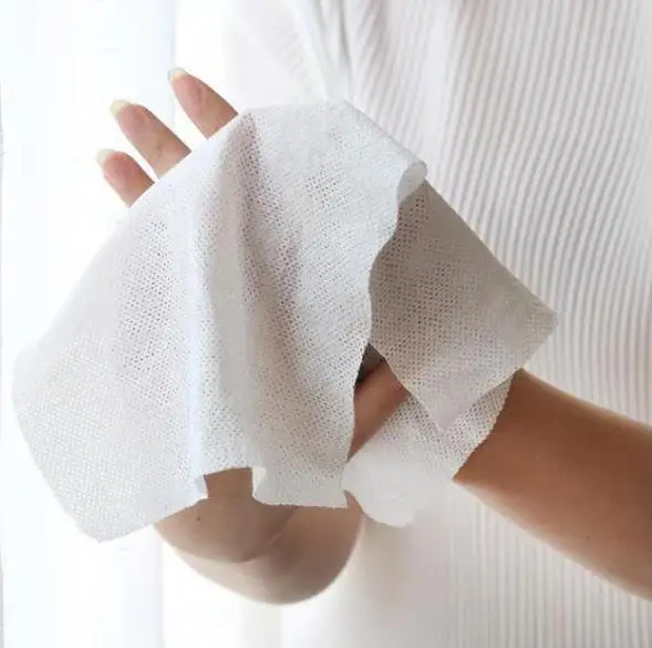 Customize Logo 100% eco friendly rayon cotton restaurants custom disposable hand towels compressed towel tablets wipes with logo