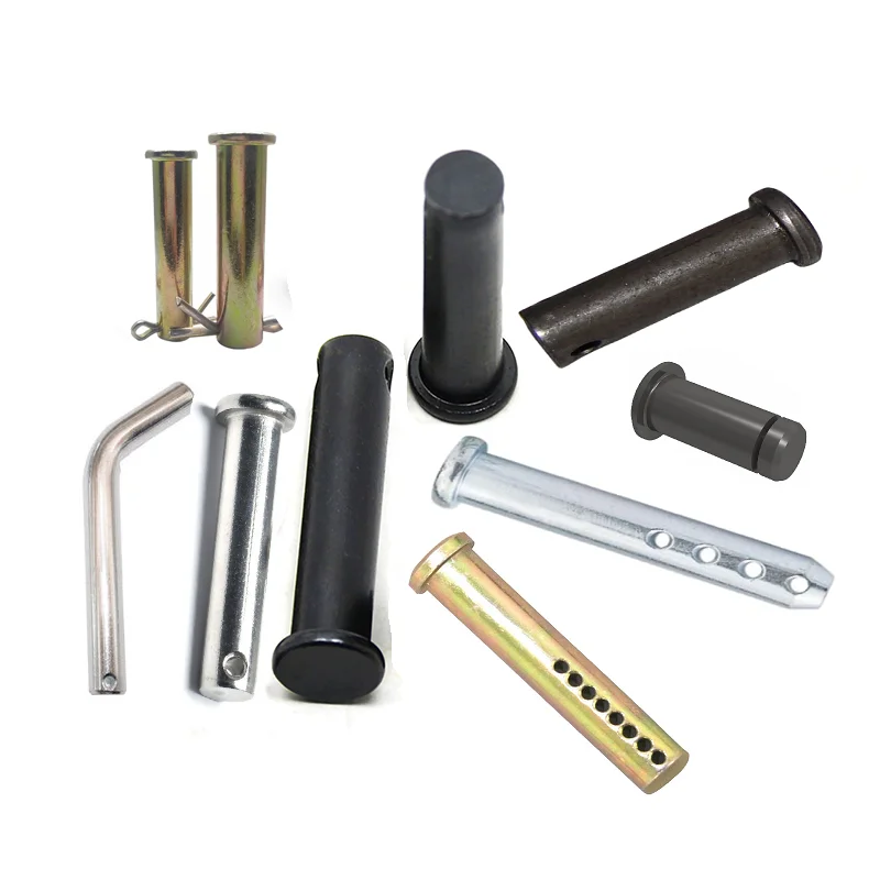 Diameter 3-20mm Carbon Steel,  Stainless Steel 304 DIN 1444 With Hole Clevis Cylindrical Flat Head Pin Shaft Cotter Clevis Pins/