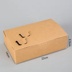 Wholesale fried chicken food kraft paper box oil-proof packaging box