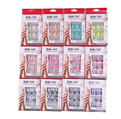 
Wholesale Nail Polish Sticker silver Glitter Bright Nails Art Decals Decorations Full Cover Wraps 