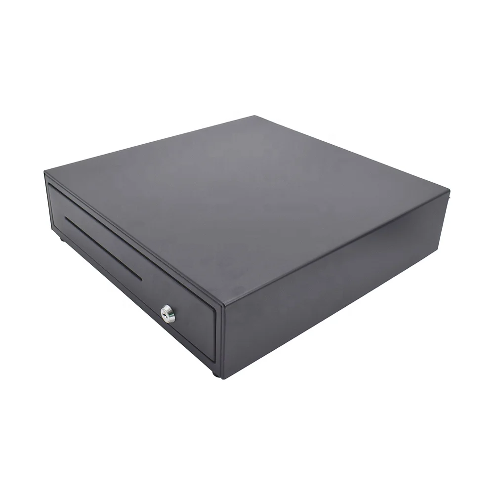 Cash Drawer Double Cheque Slots 3 lock Money Drawer Restaurtant Electronic Cash Register Box removable Tray for Sale Pos System