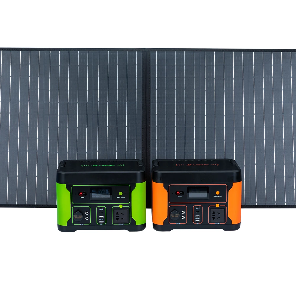 500W солнечный генератор 500Wh портативная электростанция для 200 Вт водяной насос с беспроводной зарядки Type-C