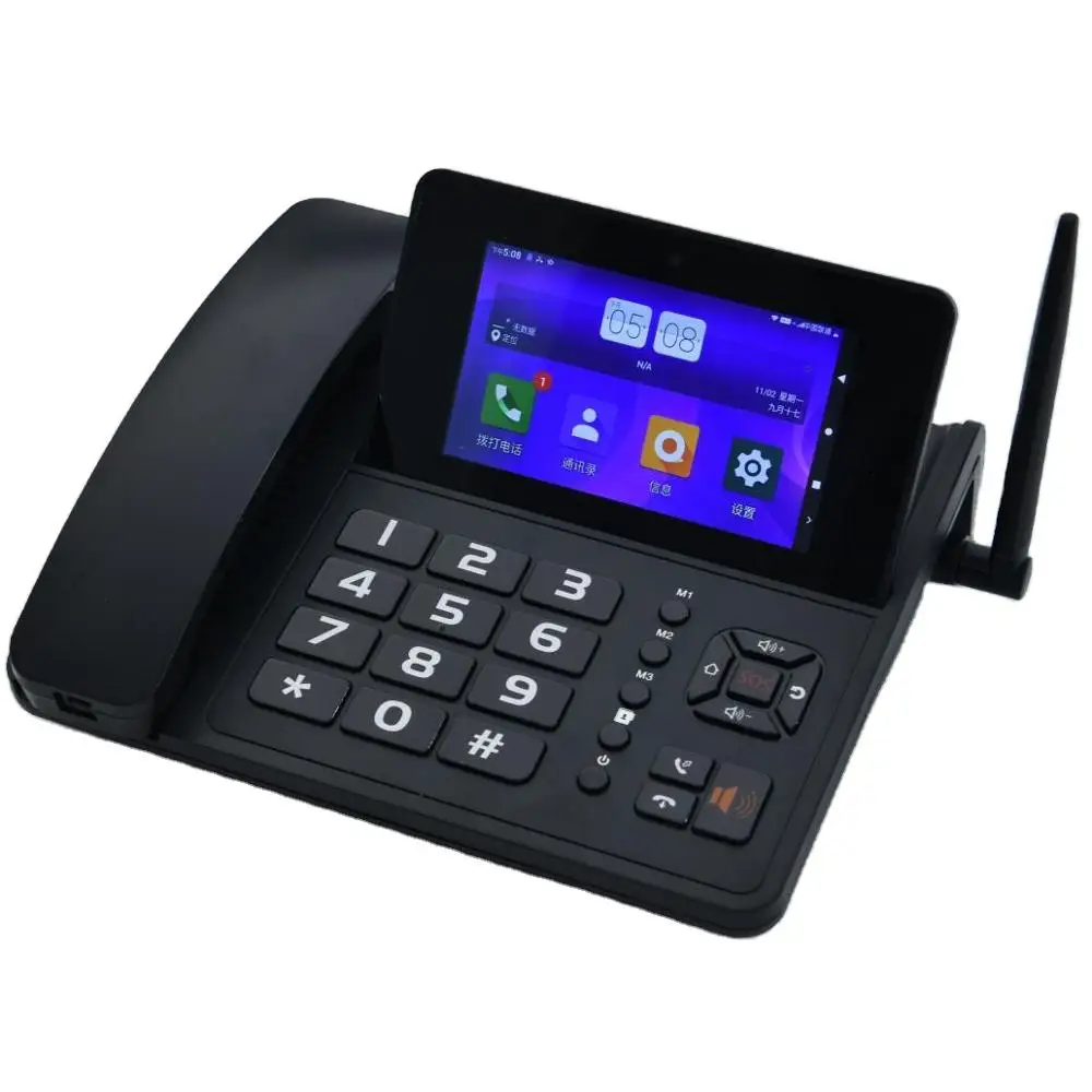  4G VOLTE LTE SIM-карта Запись сенсорный экран беспроводной Настольный телефон WiFi точка доступа 2g / 16g android 10 0