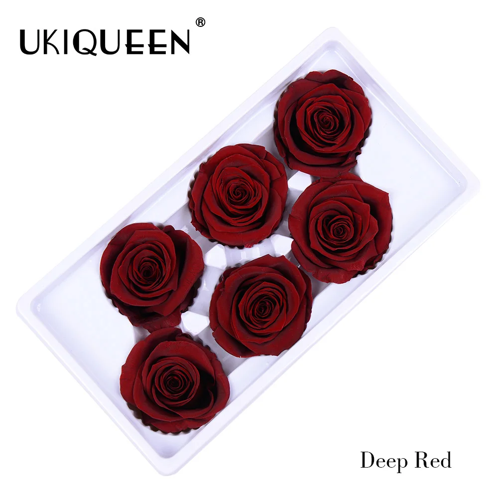  Оригинальный завод UKIQUEEN оптовая продажа подарок ко Дню Святого Валентина бесконечный вечный неувядающий цветок бутоны консервированная