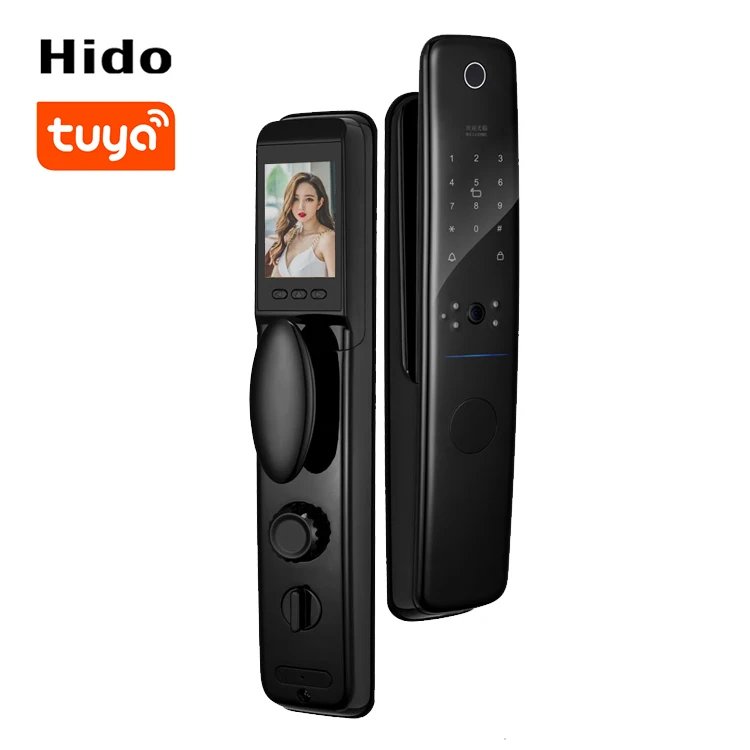 Хидо бесключевая камера замок цифровой WIFI Tuya APP биометрический смарт-отпечаток пальца дверной замок