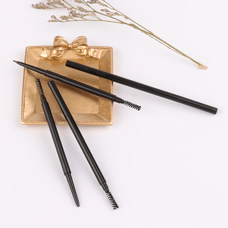Wholesale Auto Rotary  Waterproof Eyebrow Pencil Private Label Custom Eyebrow Pencil