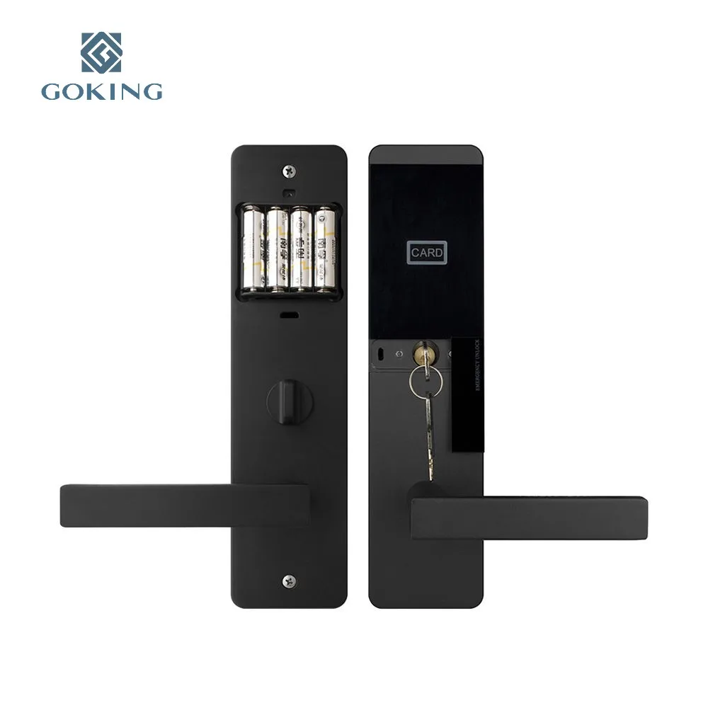 Goking china manufacturers aluminum security system smart keyless rfid access control key card hotel door locks