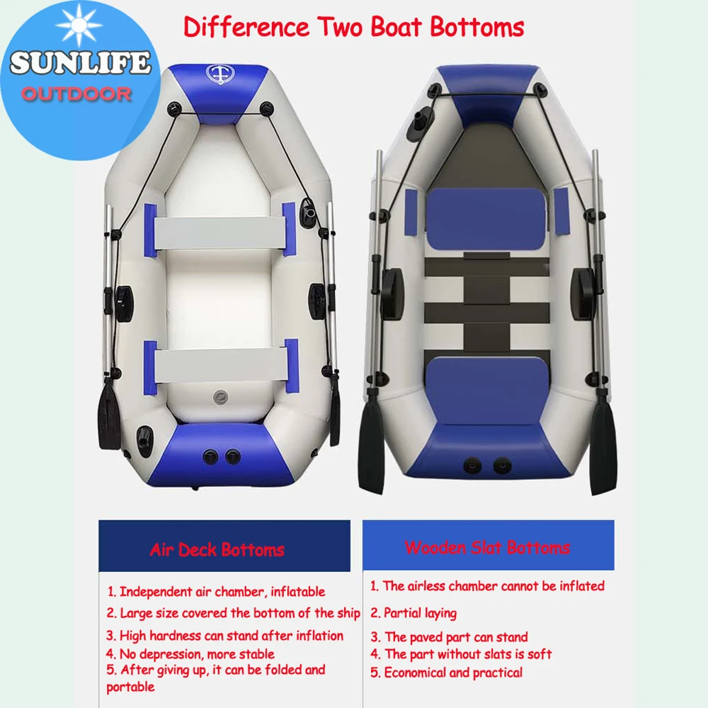 Hot-Sells Cheap Inflatable Boat With Motor 2-6 Person,High Quality 5.7~10.8ft Large Inflatable Fishing Boat,Drop Stitch Bottom