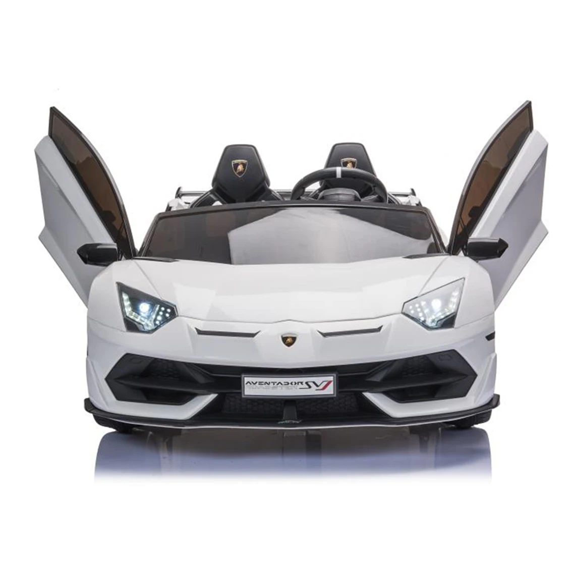  Лицензированный электрический автомобиль Lamborghini чжурный SVJ на два сиденья для детей 3-8