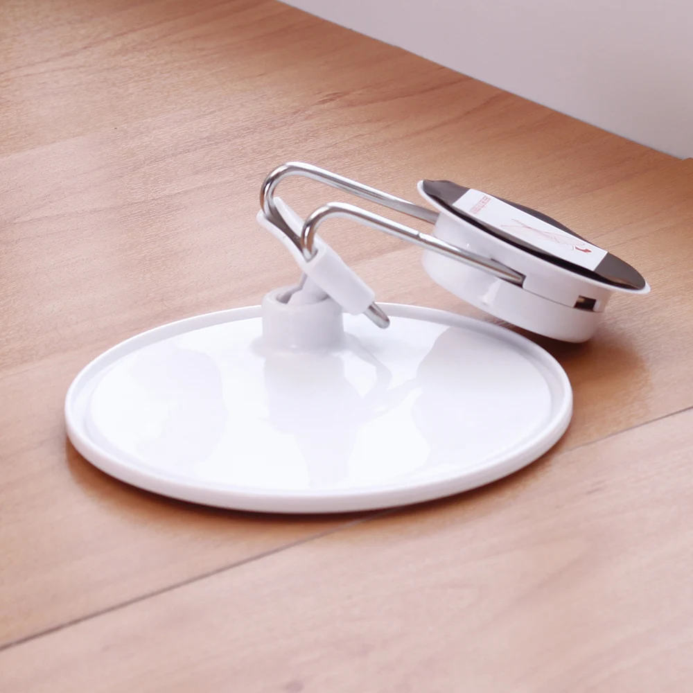 360 Degree Rotating Cosmetic Makeup Mirror Bathroom Shower Shaving Mirror with Suction Cup