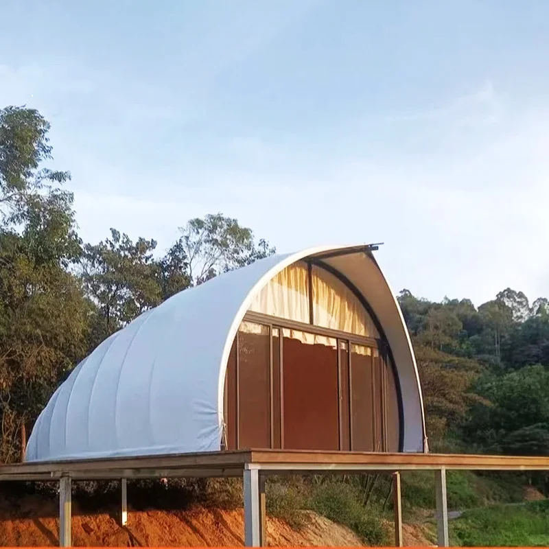 Large Luxury Customized Event  Hot Selling New Design Sea Shell Camping Snail Tents Luxury Safari Resort Glamping Hotel Tent