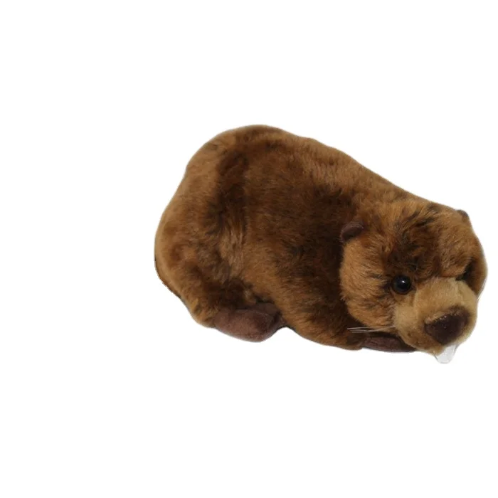 Wholesale lovely plush beaver stuffed animal toys