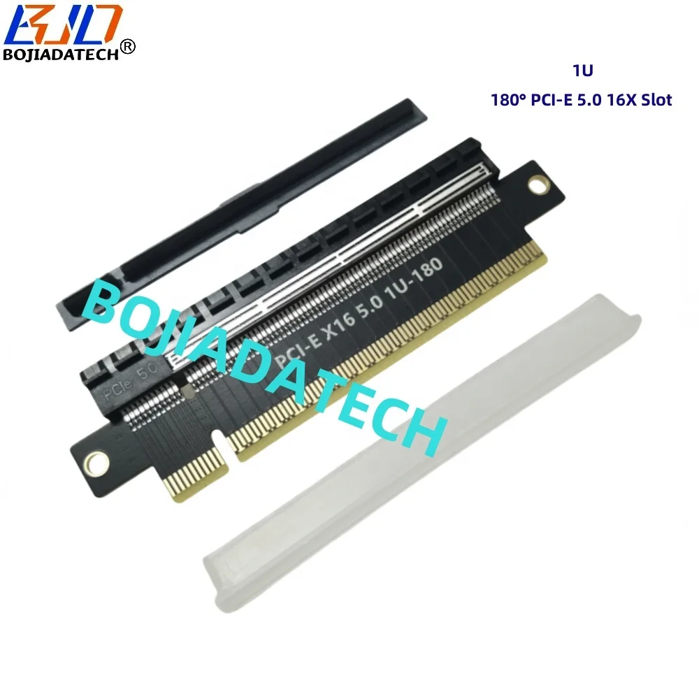180 Degree PCI Express 5.0 GEN5 PCI-E 16X PCIE X16 GPU Adapter Converter Card For 1U Server Computer Case