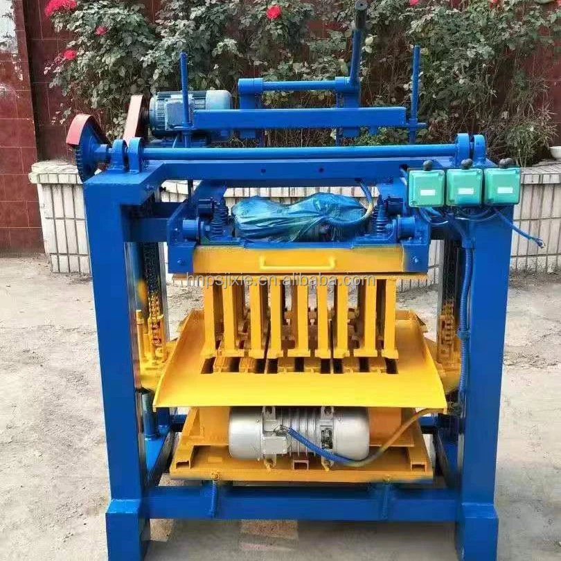 Small Hollow Brick Making Hydraulic Press Block Brick Machine Interlocking Brick Making Machine