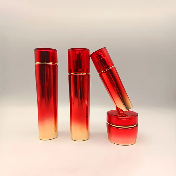 luxury glass cosmetic jar dropper bottle glass frosted serum bottle packaging cosmetic jar 200ml