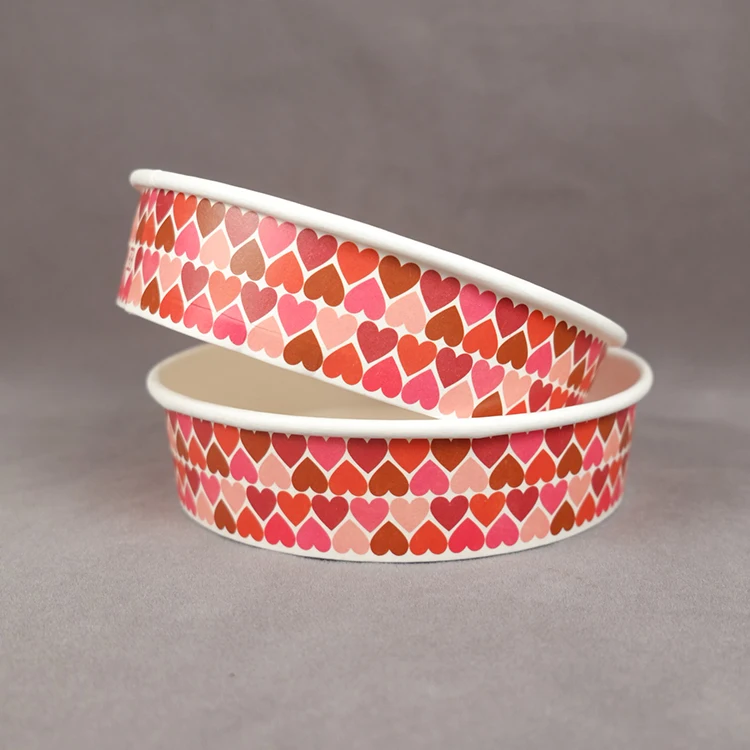 1300ml disposable food package  kraft paper salad bowl china salad bowl paper disposal kraft paper for sale takeaway food truck