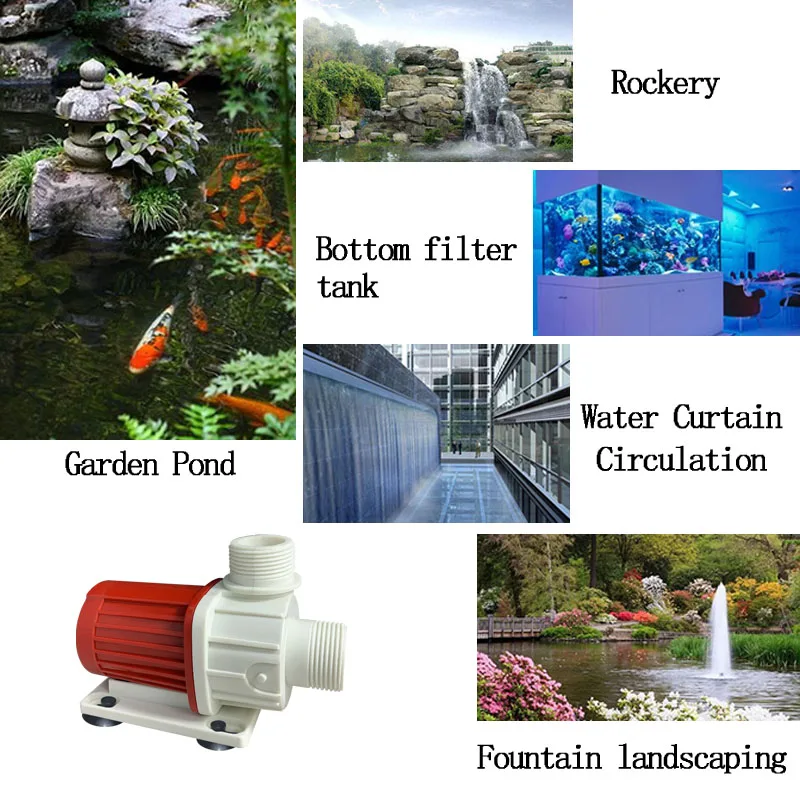 24V can control lift dc submersible water for aquarium pump