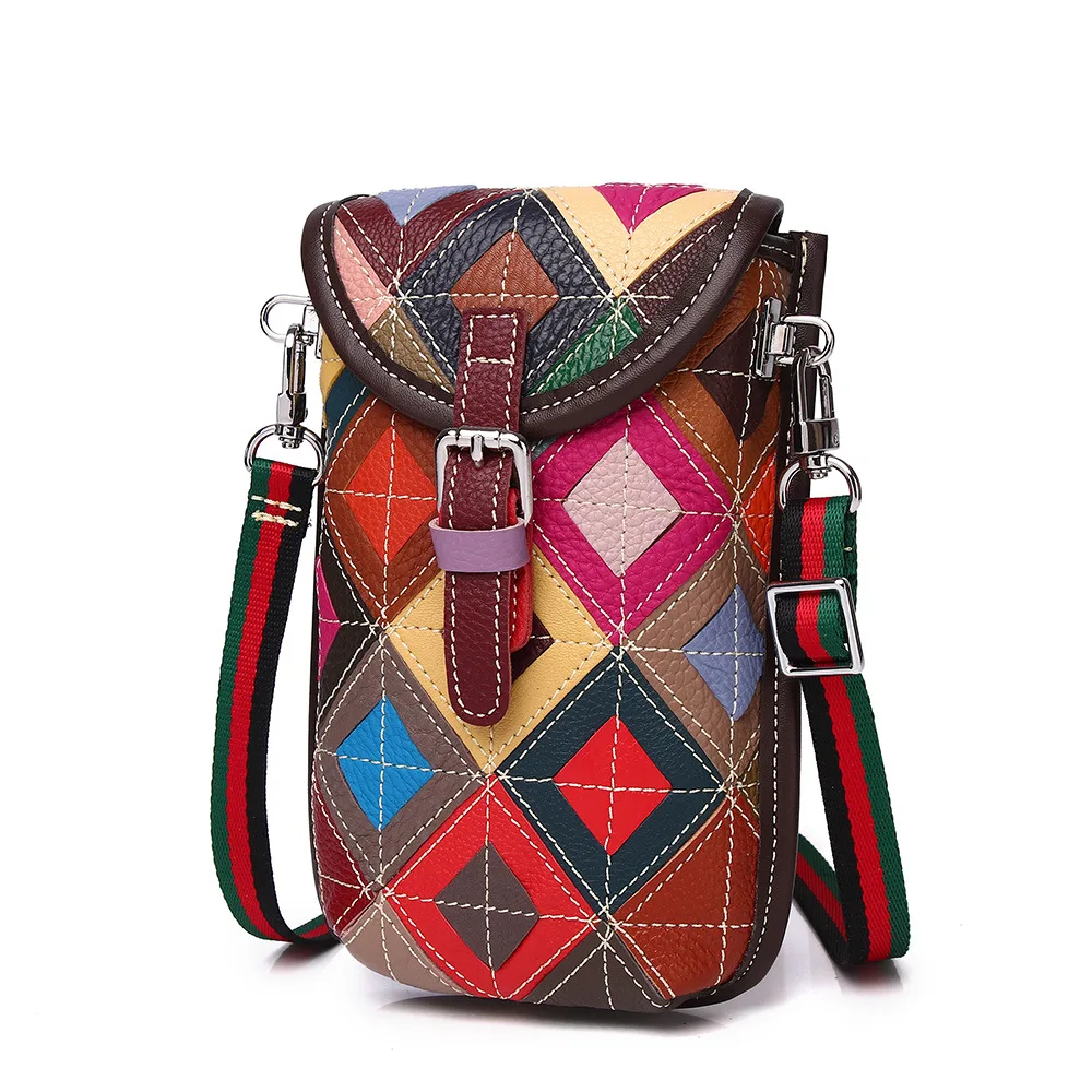 Girl popular high Quality real leather wallet phone bag mobile phone bags cases