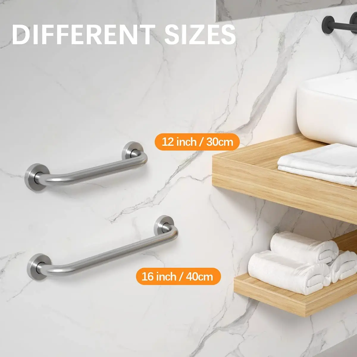 customized shower handle wall mounted grab bars stainless steel grab rails for bathrooms