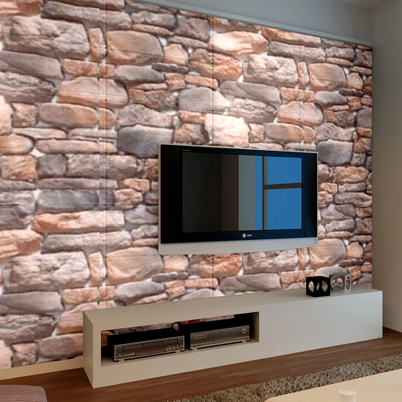 Wallpaper Home Decoration 3D Wall Paper Stickers Self Adhesive Peel And Stick Kitchen Decor