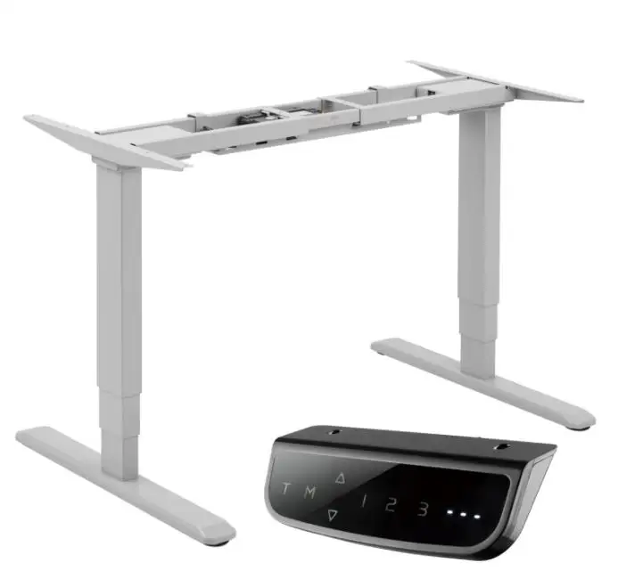 
Computer Adjustable Metal Double Motors Table Legs Adjustable Height Electric Desk 