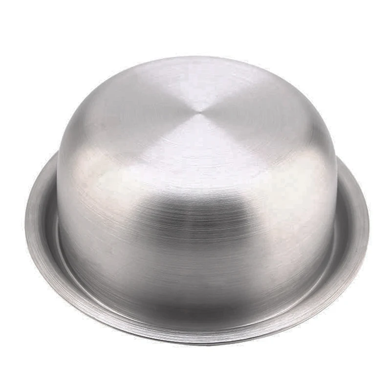 Metal Cooking Soup Pot 16cm 20cm Dia Oven Custom Stainless Steel Rice Pot With Glass Lid