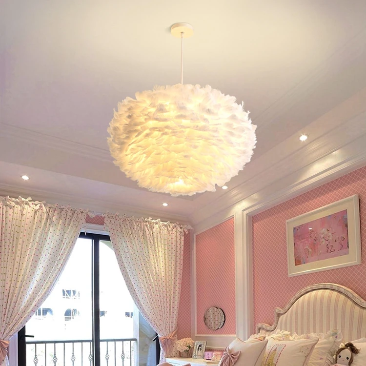 Китайское профессиональное производство тканевых художественных перьев люстры 2021 домашнее освещение