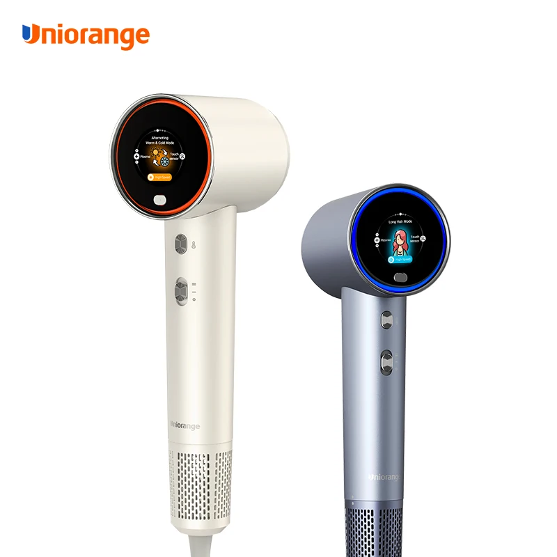 Uniorange 1 billion Plasma ion professional salon Hair Dryer with intelligent temperature Control and LCD Screen & Designed icon