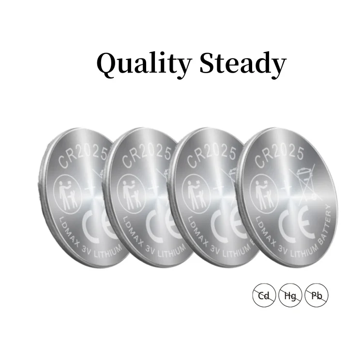 3V Lithium Coin remote control battery 2025 Batteries cr2025 remote replacement battery for key fob