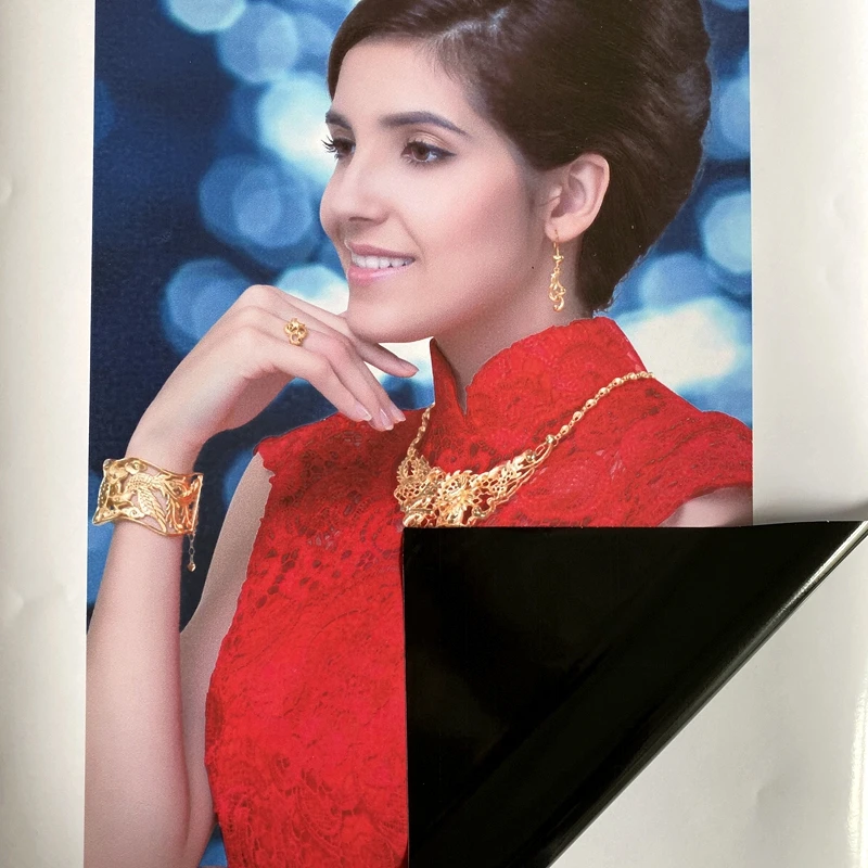 Premium Glossy Solvent Decoration Black Grey Glue Bubble Free Self Adhesive PVC Vinyl