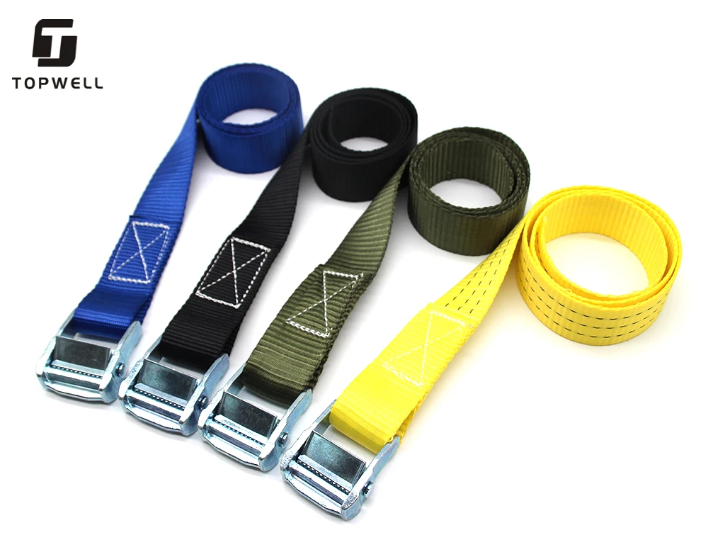 Safe and Durable 38mm 700kg Custom Cam Lock Buckle Fastening Belt