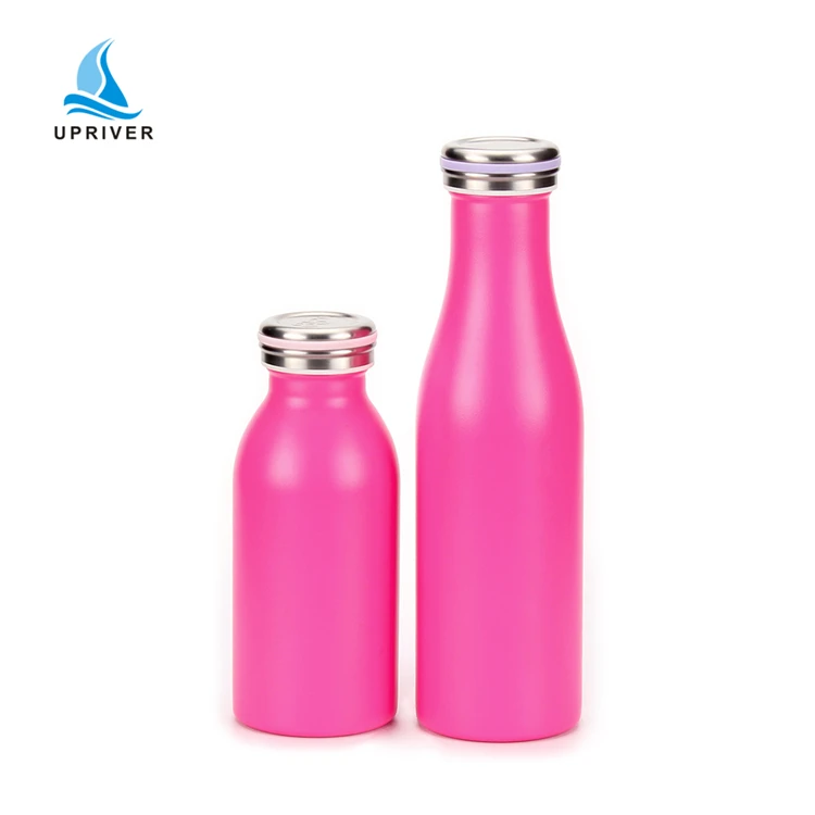 
Stainless Steel Milk Bottle Double Wall Insulated Water Bottle Kids BPA Free 500ML 