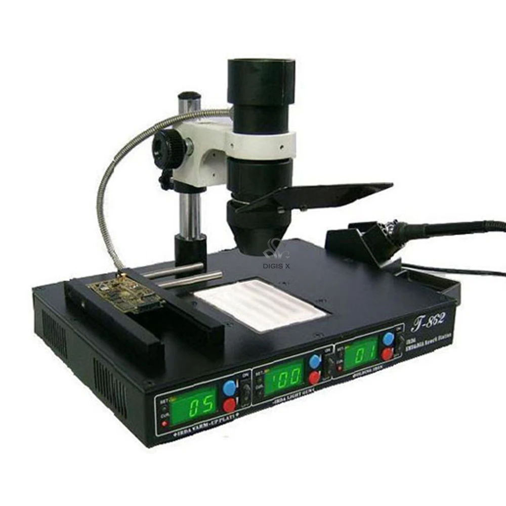Welder Station Station T-862 Repair IR Machine Infrared BGA PUHUI Rework Soldering IRDA SMD SMT Authorized IRDA Soldering Welder