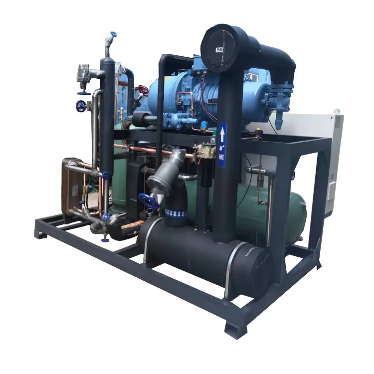 Refcomp Freezer Room Condenser Unit Compressor Screw Refrigeration Unit Air-cooled Condensing Units